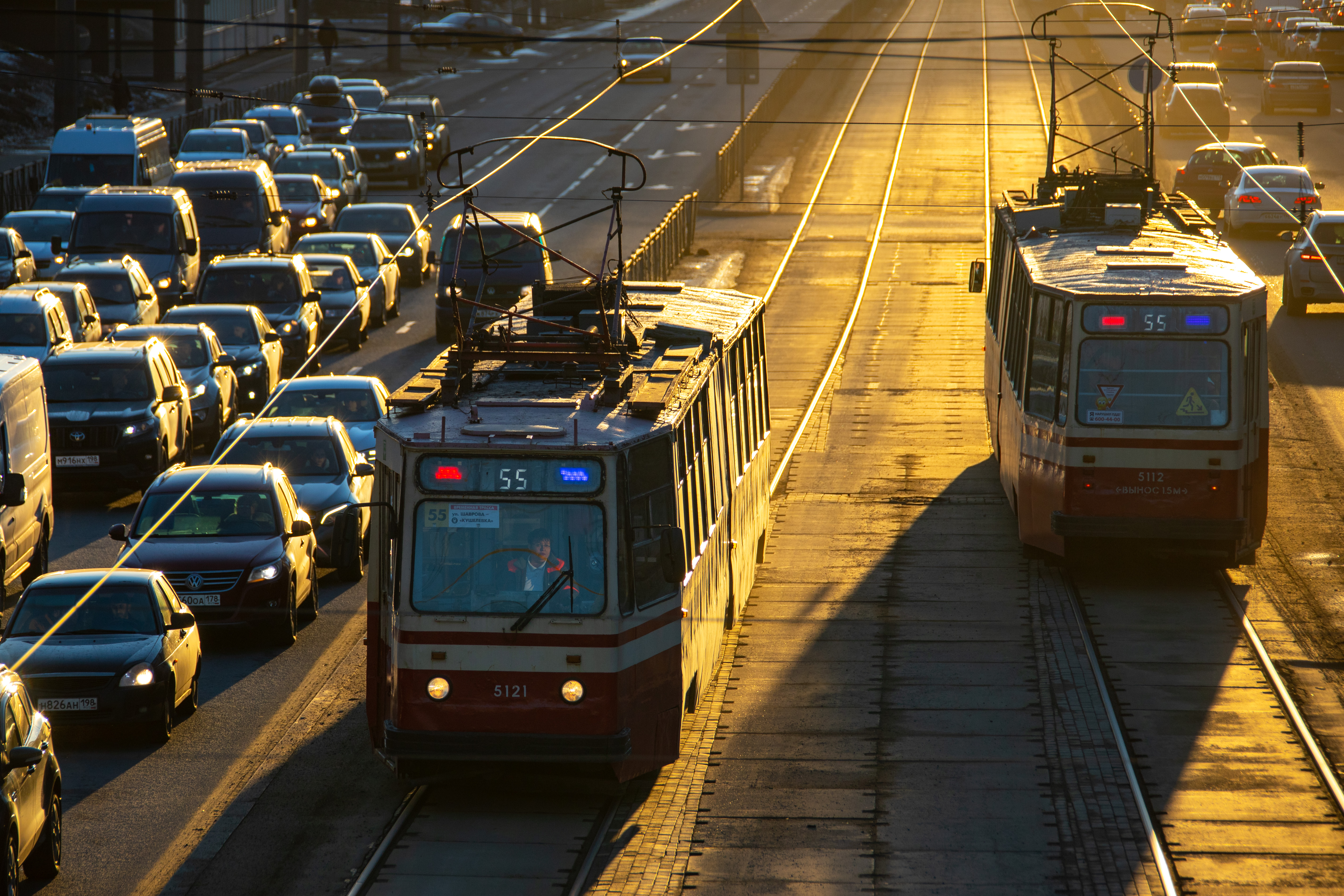 Петербург вновь накрыли 8-балльные пробки