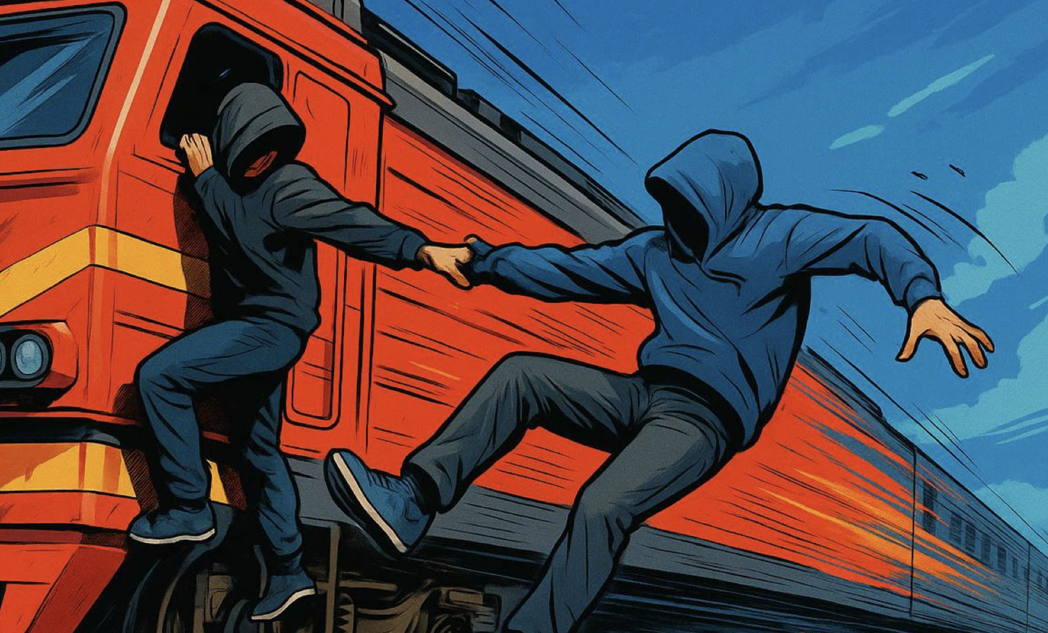 Опасная игра: в Ленобласти камеры зафиксировали 34 зацепера за месяц