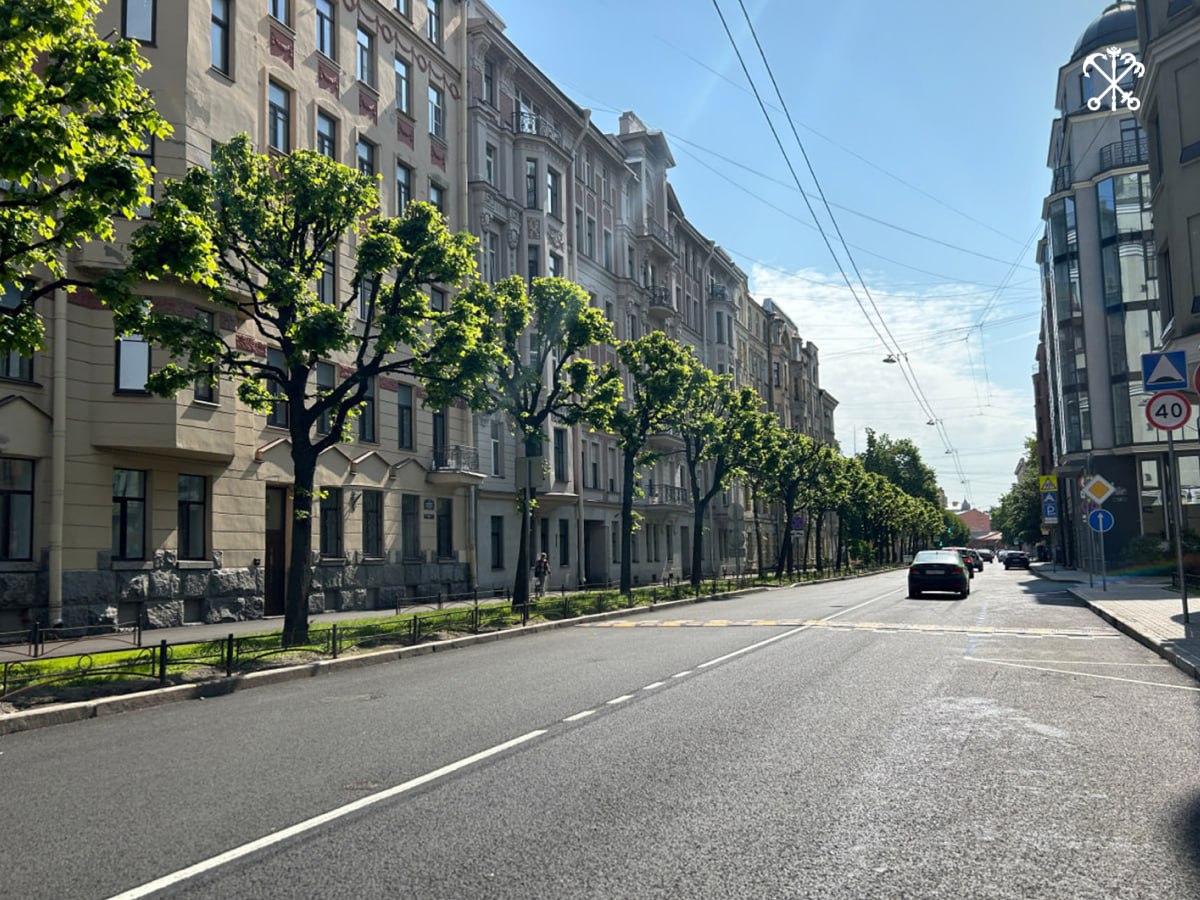 Завершен ремонт двух улиц в центре Петербурга