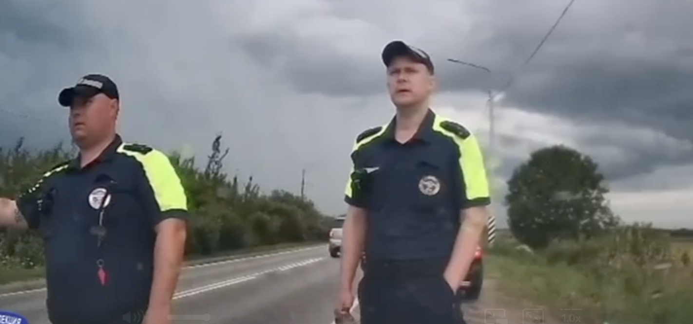 ДПС пресек попытку бегства пьяного водителя «Фольксвагена» под Тосно