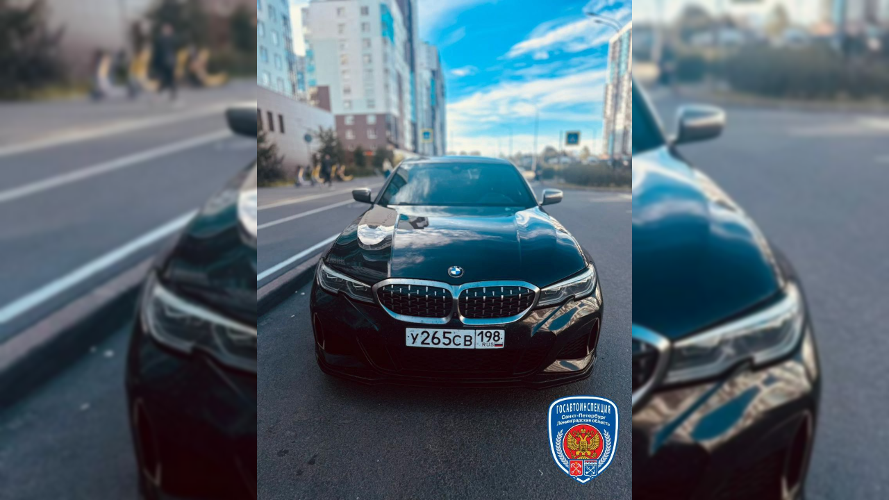 Водителя BMW в Петербурге задержали за выезд на «встречку», а в машине обнаружили наркотики