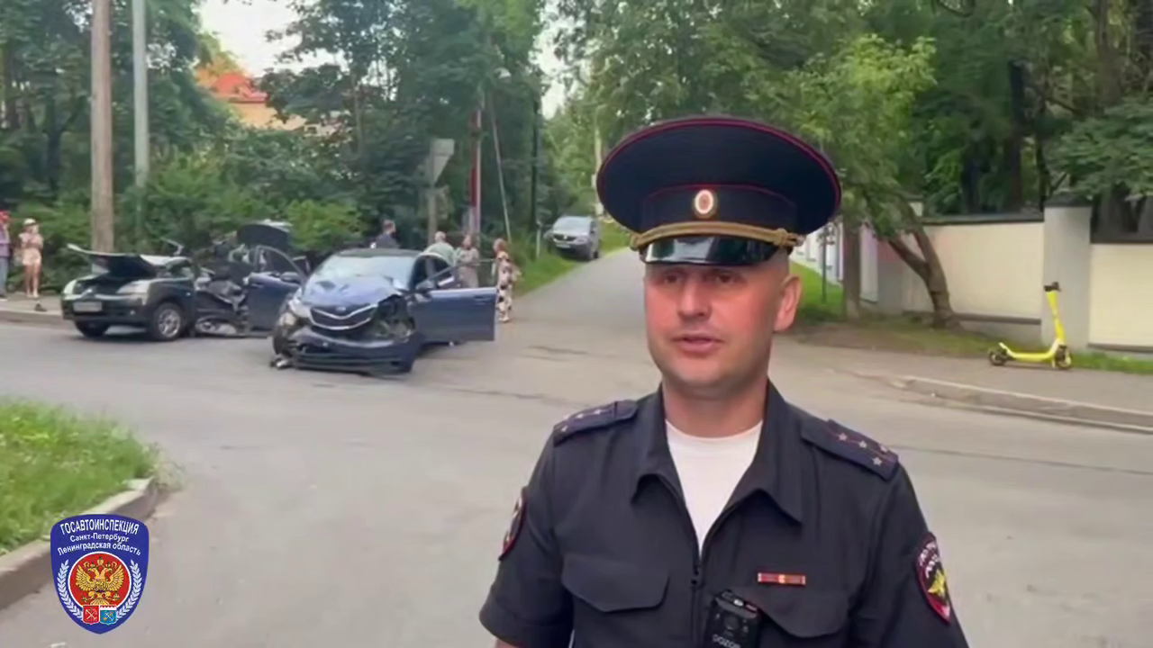 Мужчина скончался на месте ДТП в Выборгском районе Петербурга