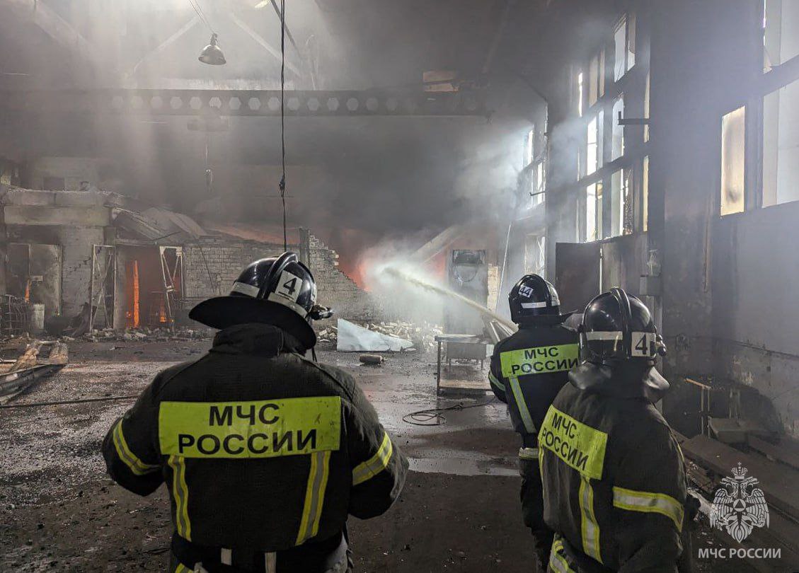 Пожар в Мелитополе: МЧС предотвратило распространение огня на жилые дома