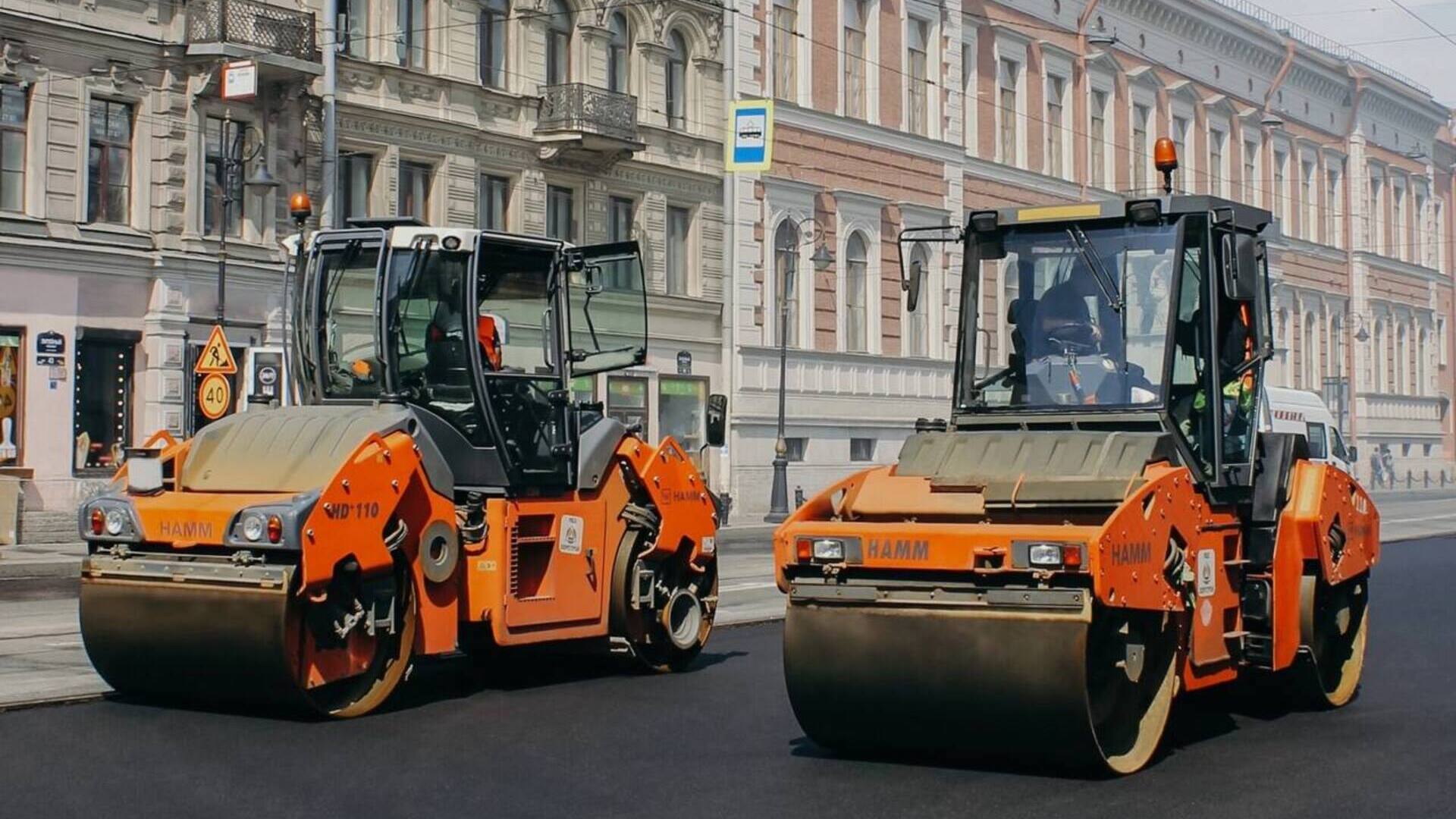 Более половины Московского проспекта отремонтировали в Петербурге