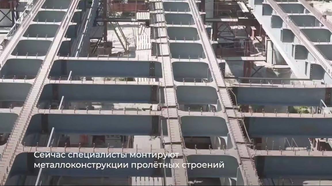 Путепровод через Витебское направление на Южной широтной магистрали готов на 55 %