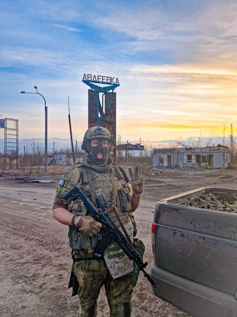 Боец Пятнашки в Авдеевке